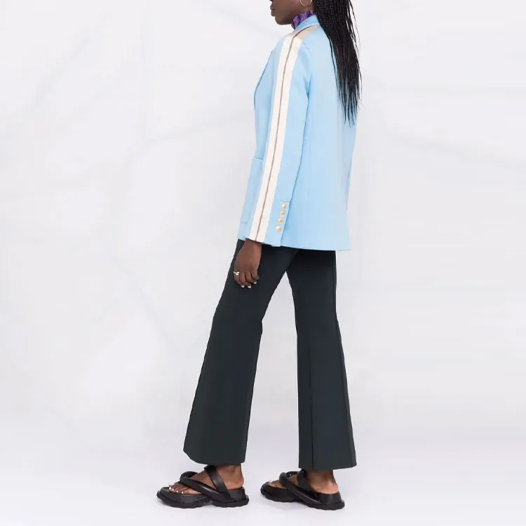 PALM ANGELS Stripe Detail Tailored Blazer-3