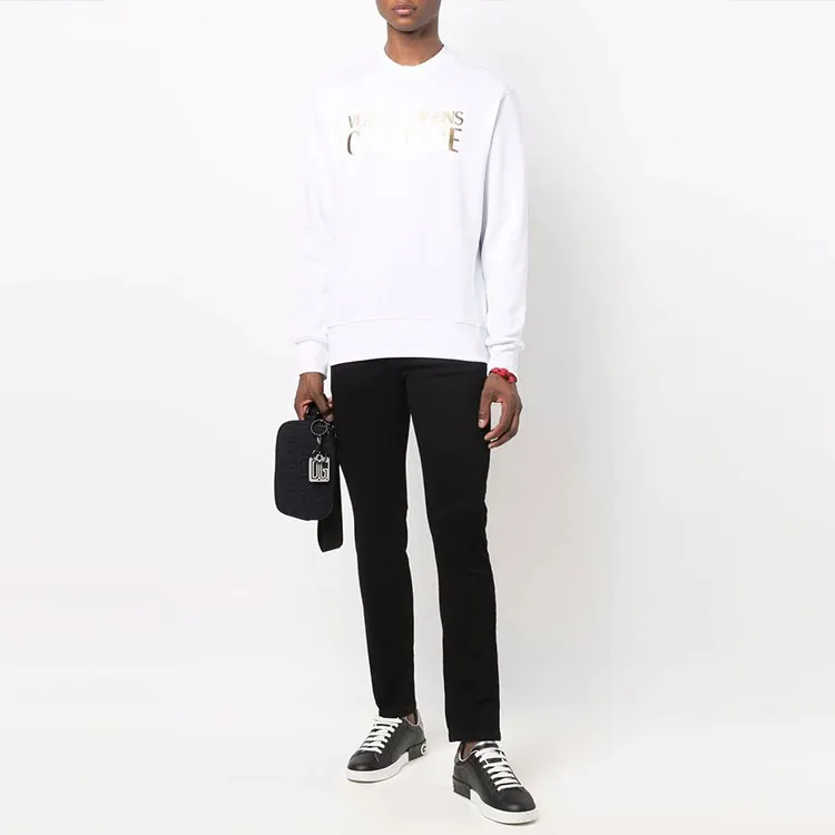 VERSACE JEANS COUTURE Sweatshirts Men White-2
