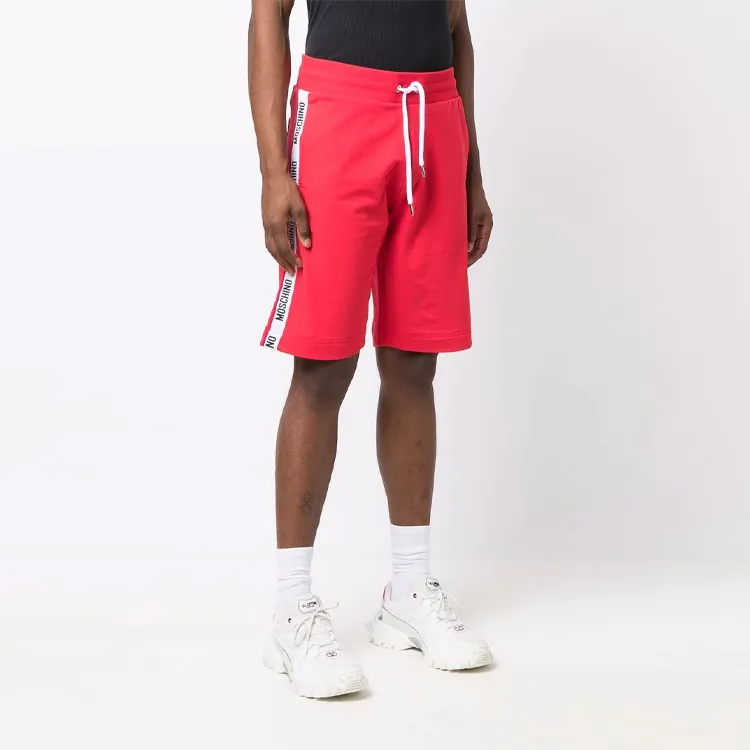 MOSCHINO Sports Shorts Men Red-2