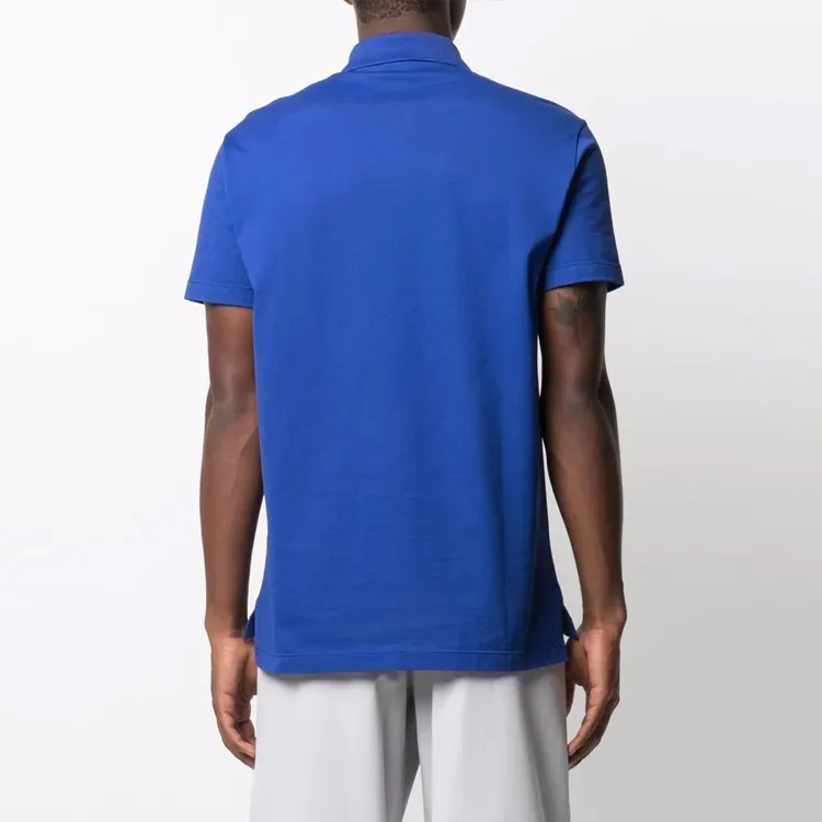 VERSACE Polo Shirts Men Blue-2