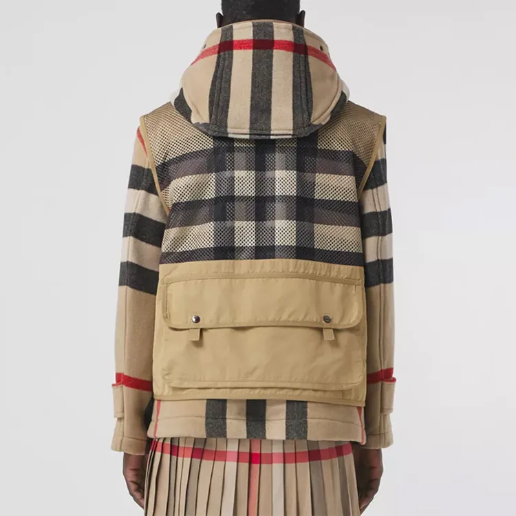 Burberry FW21 Technology Wool Jackets & Coats Men's Khaki 80414021-5