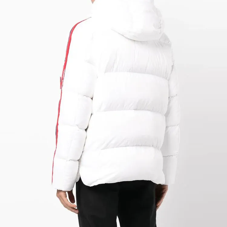 Moncler Dincer Full Zip Jacket With Stripes On Sleeves-2