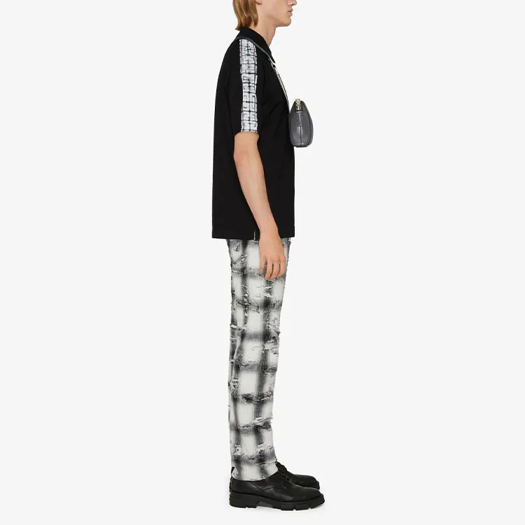 Givenchy 4G Zip Detailed Short Sleeved Polo Shirt-3