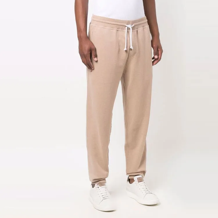Brunello Cucinelli FW21 Knitted Sweatpants Men's Khaki-2