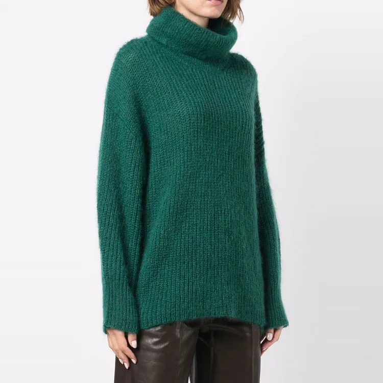 ALBERTA FERRETTI FW21 Loose Fit Sweater Women's Green-2
