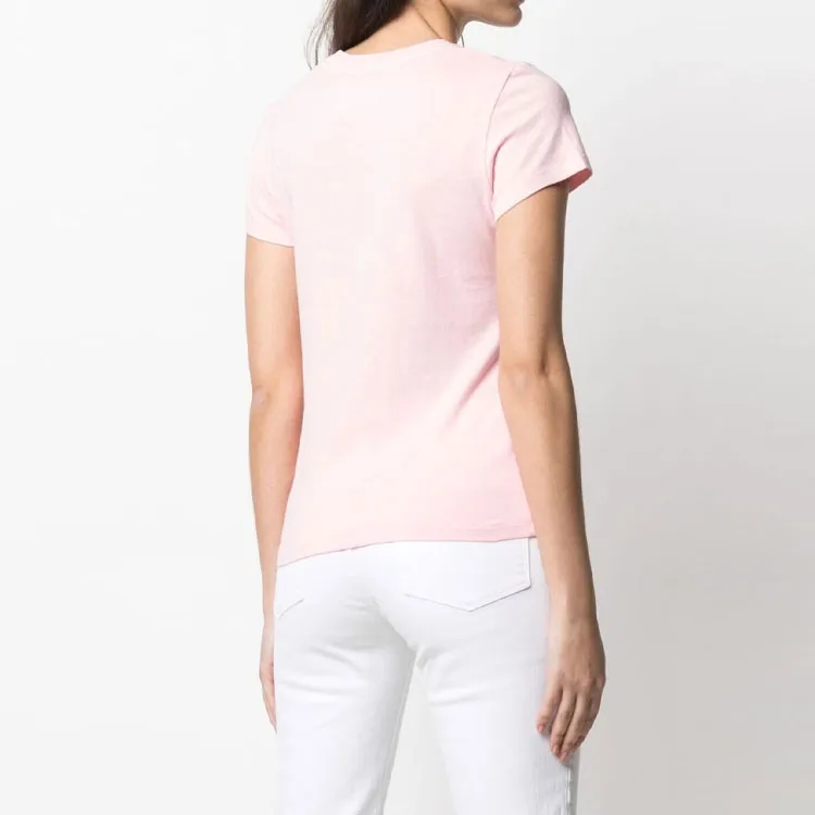 GANNI T-Shirts Women's Pink-3