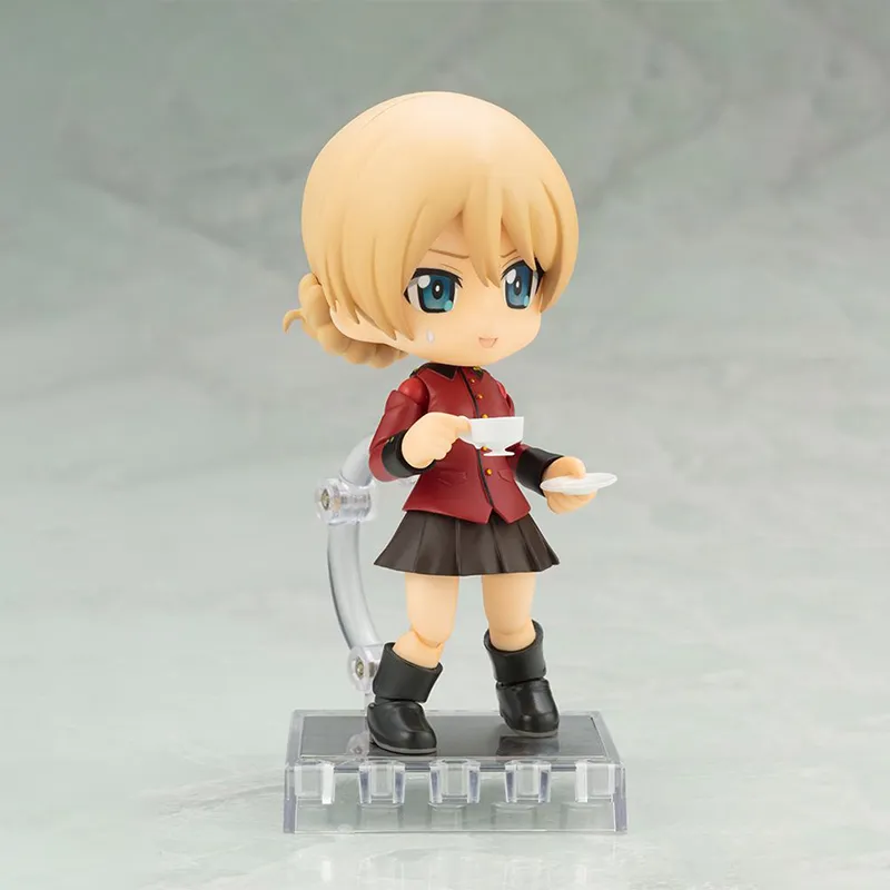 SHOUWU Saijo Cu Poche Girlish And Tank Movie Darjeeling Nendoroid Chibi Figures 11cm-4