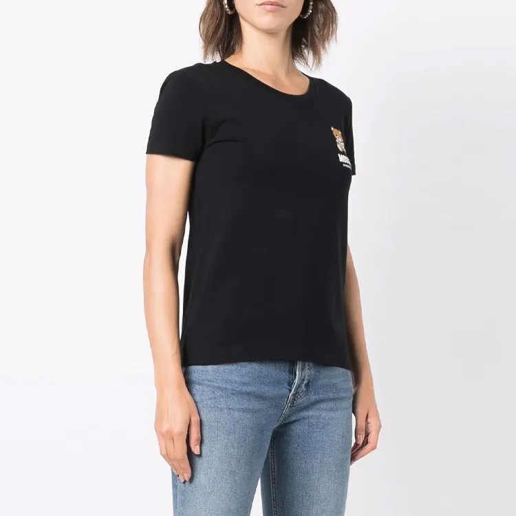 MOSCHINO Logo Printed Crewneck T Shirt-2