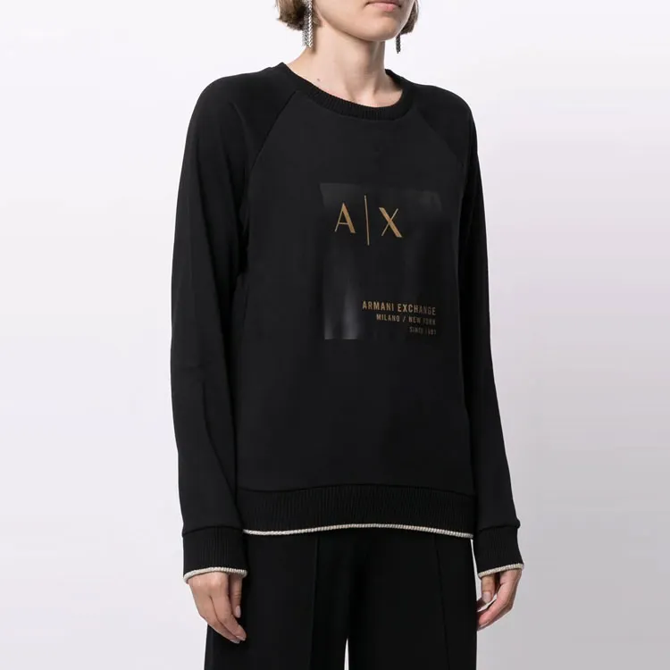 ARMANI EXCHANGE Sweatshirts Women's Black-3