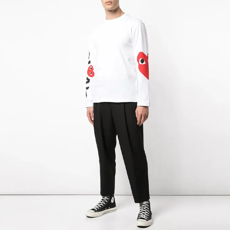 Comme Des Garcons Play Red Big Heart L/S T shirt-2