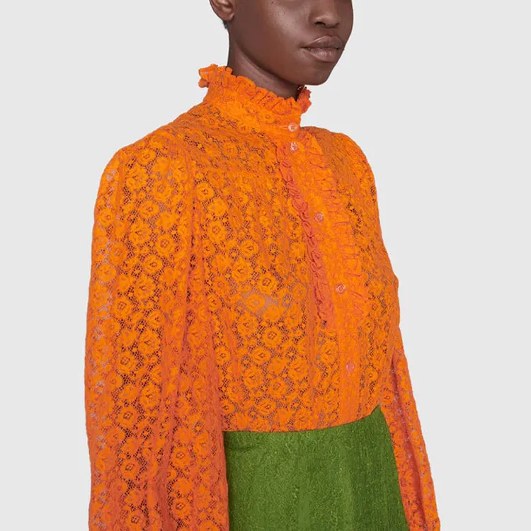 The North Face X GUCCI X The North Face Shirts Women's Orange-3