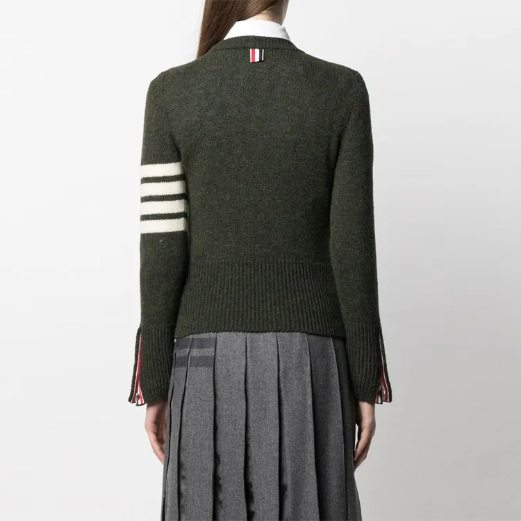 THOM BROWNE· Sweater Women's Green-3