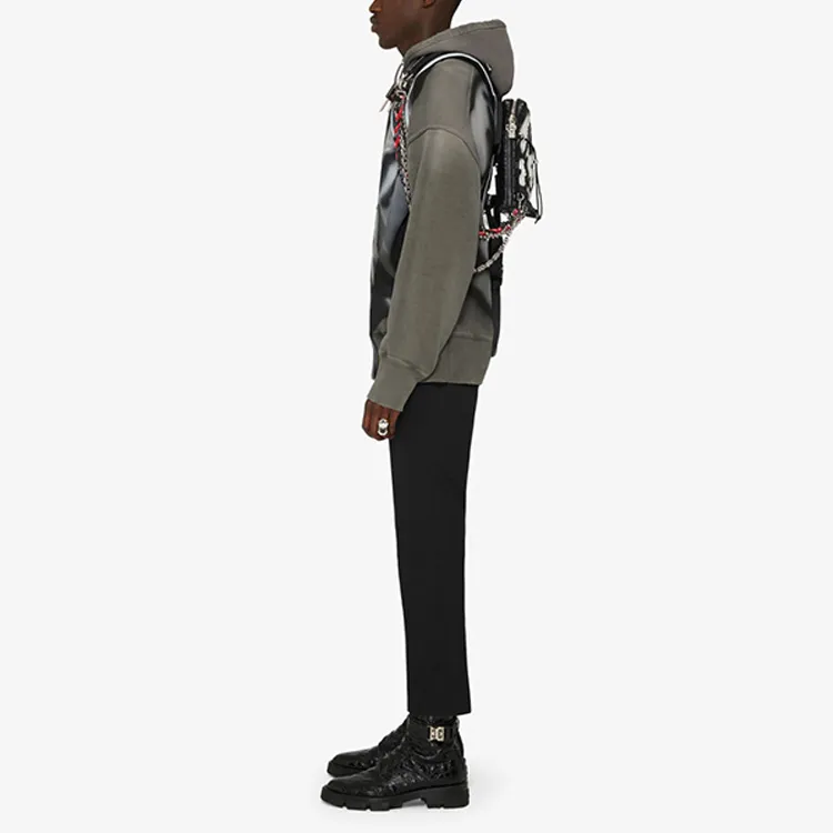 Givenchy Collared Dog Oversized Hoodie Washed-3