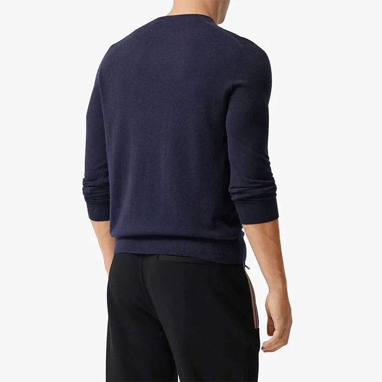 Burberry Monogram Embroidered Fine Knit Sweater-4