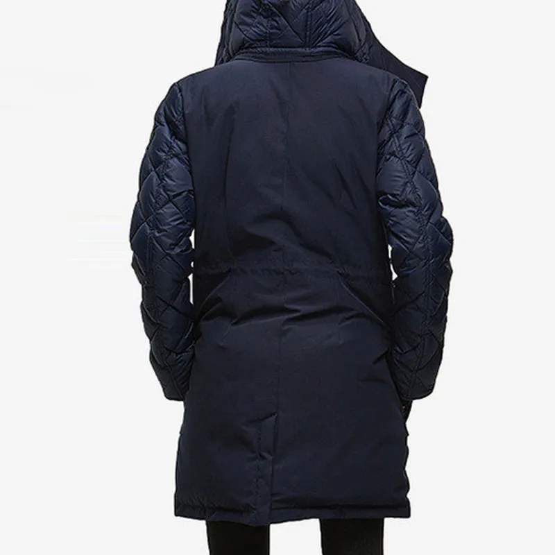 Canada Goose Elwin Series Down Jacket Winter Women's Marine Blue-4