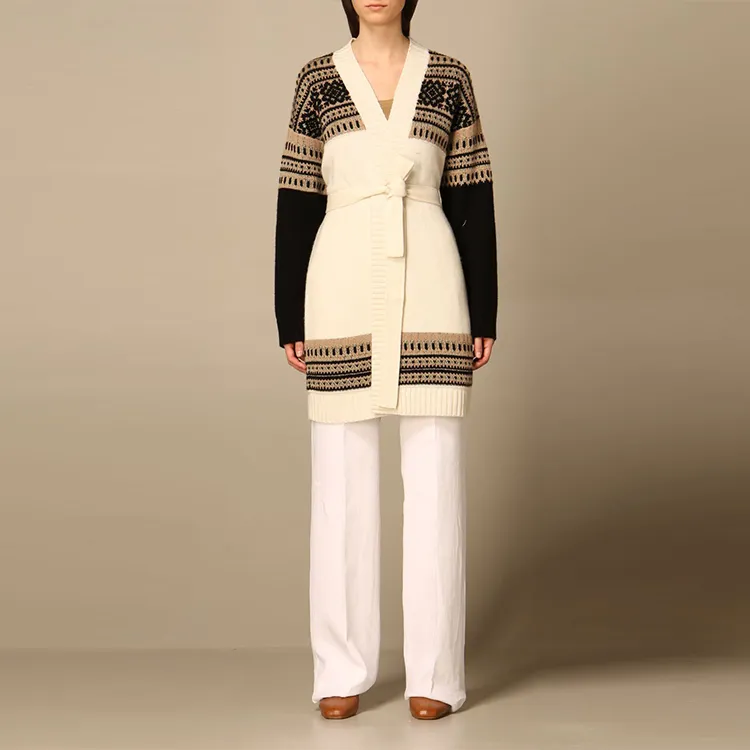 MaxMara Loose Fit Knitwear Women's Cream Yellow-2