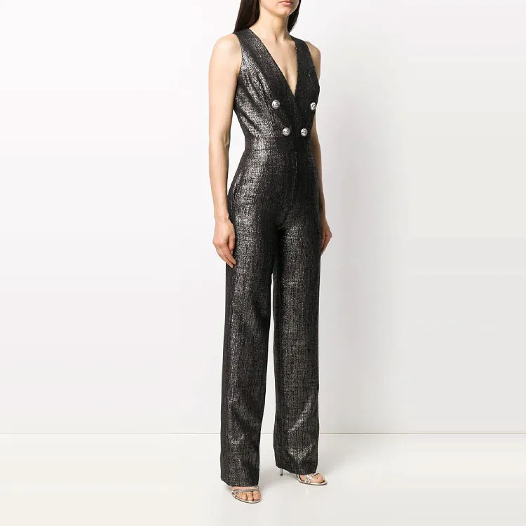 BALMAIN Jumpsuits Women's Black-3