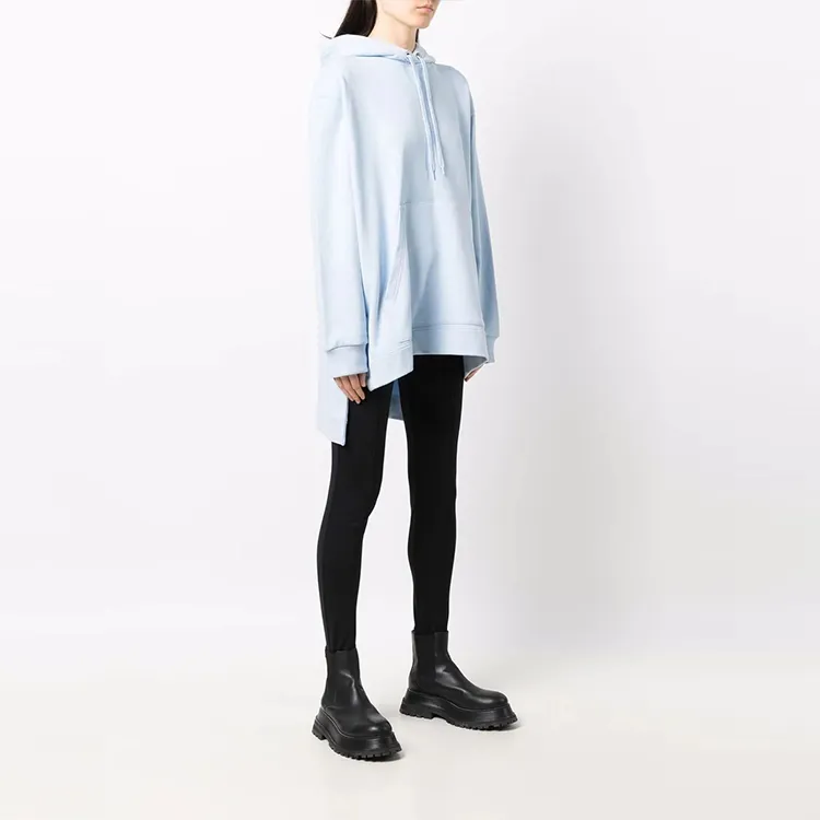Burberry Aurore Deer Print Oversized Hoodie 'Pale Blue'-4