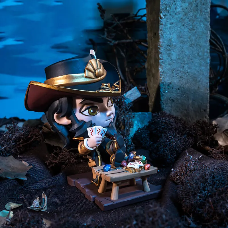 LEAGUE OF LEGENDS Card Master Trist League Of Legends Card Master Twisted Fate Chibi Figures 10.5cm-2