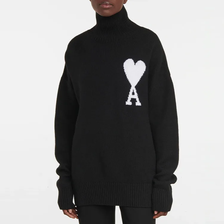 AMIPARIS FW21 Loose Fit Sweater Women's Black-3