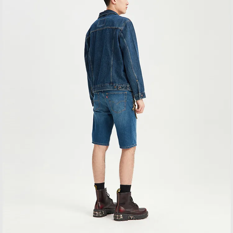 Levis Denim Jackets Men Blue-2