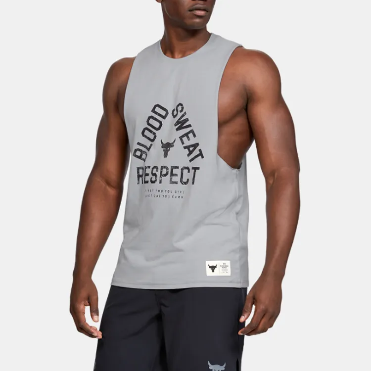 Under Armour Project Tank Top Men's Gray-3