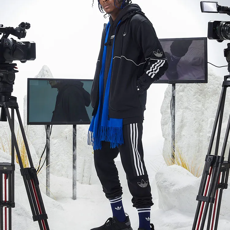 Adidas Originals Jackets Men Black-6