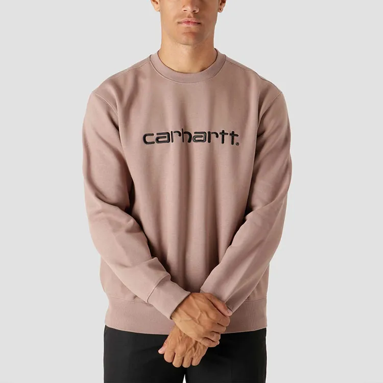 Carhartt WIP Sweatshirts Men Gray Pink-3