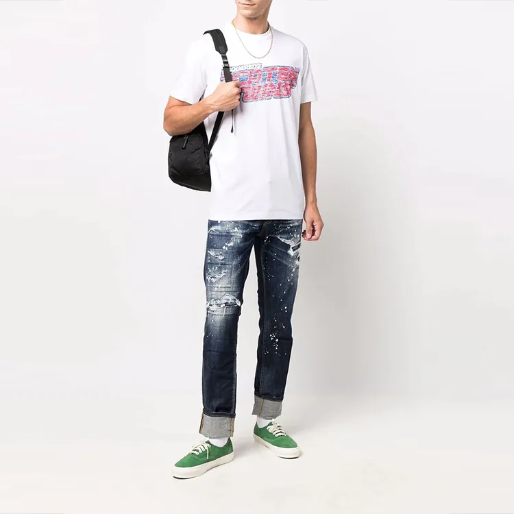 DSQUARED 2 Distressed Ripped Skinny Jeans-1