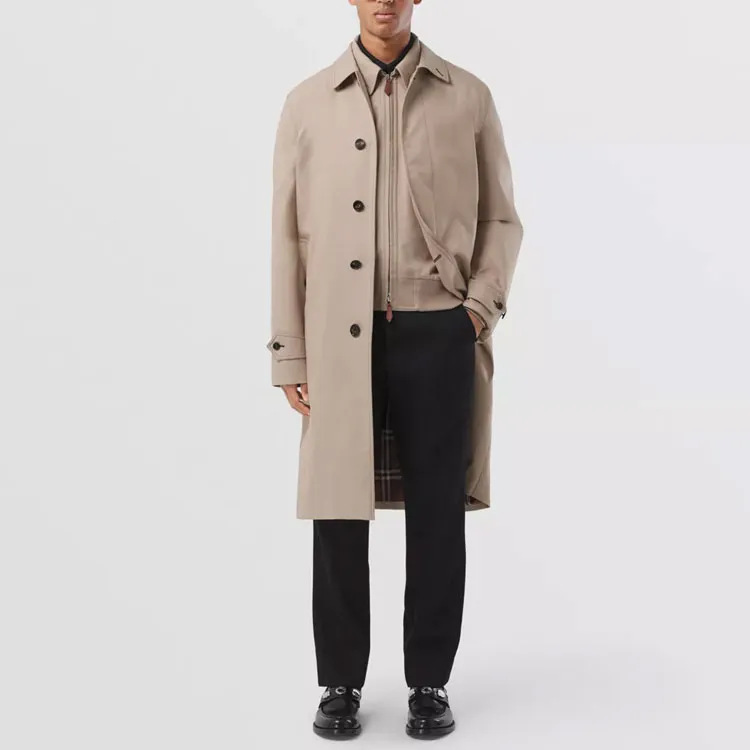 Burberry Coats Men's Soft Yellow Umber-1