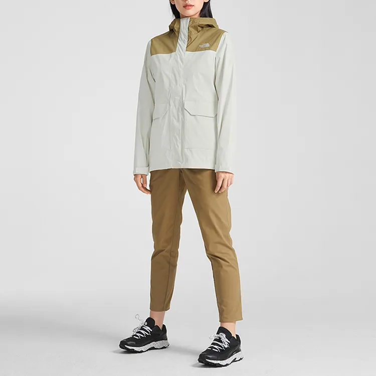 THE NORTH FACE City Outdoor Collection Windbreaker Jacket Women's Beige-3