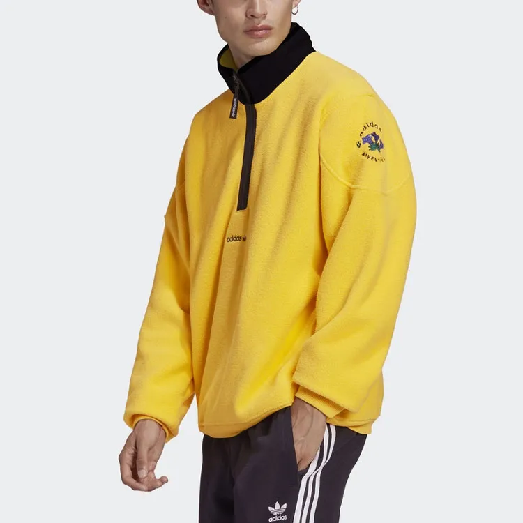 Adidas Originals ADV ARCHIVE HZ Sweatshirts Men Sunlight Yellow-5