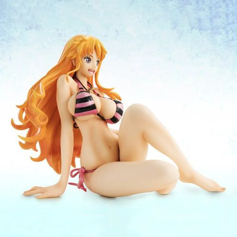 MegaHouse Nami Pop Limited Edition One Piece Ver.bb Pink Scale Figures 13cm-3
