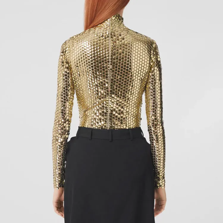 Burberry FW21 Bodysuits Women's Gold-3