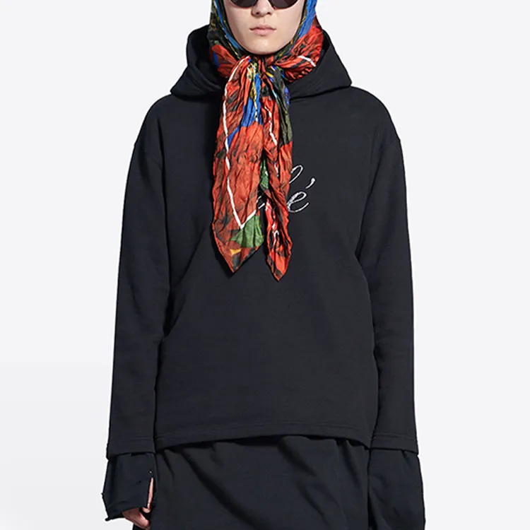Balenciaga SS22 Sweatshirt Regular Fit Women's Black-5