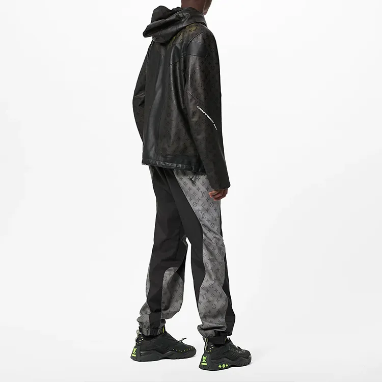 LOUIS VUITTON New Quarterly Products Of LV Leather Jackets Men Yellow Black-2