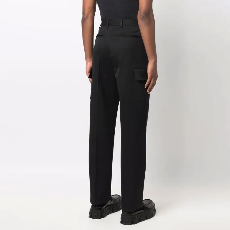 Valentino Cargo Pants Men's Black-3