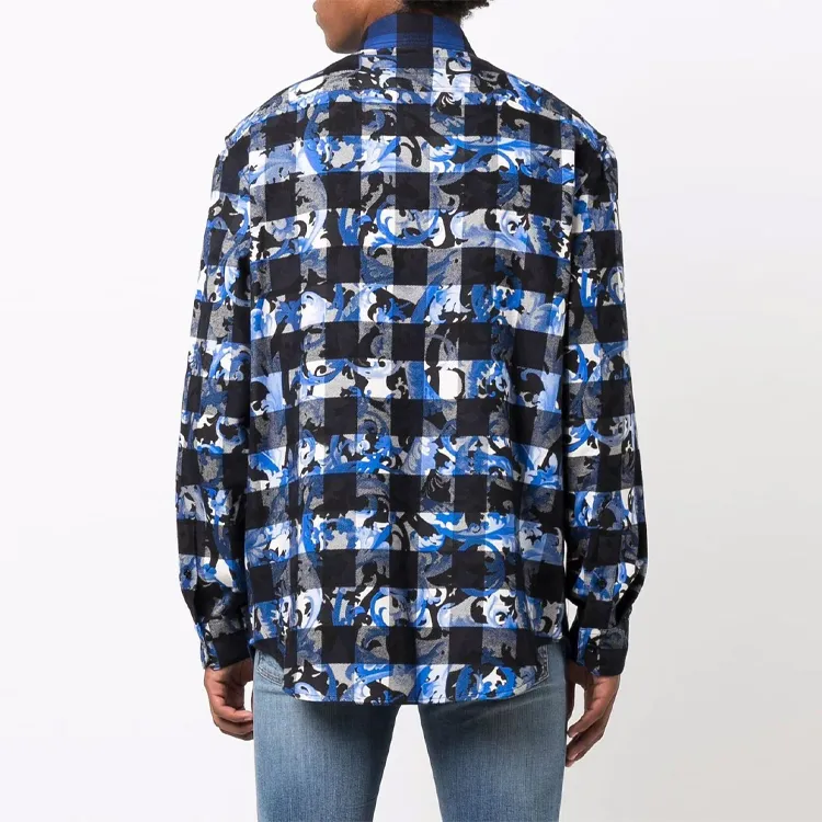 VERSACE VERSACE Shirt Men's Blue-4