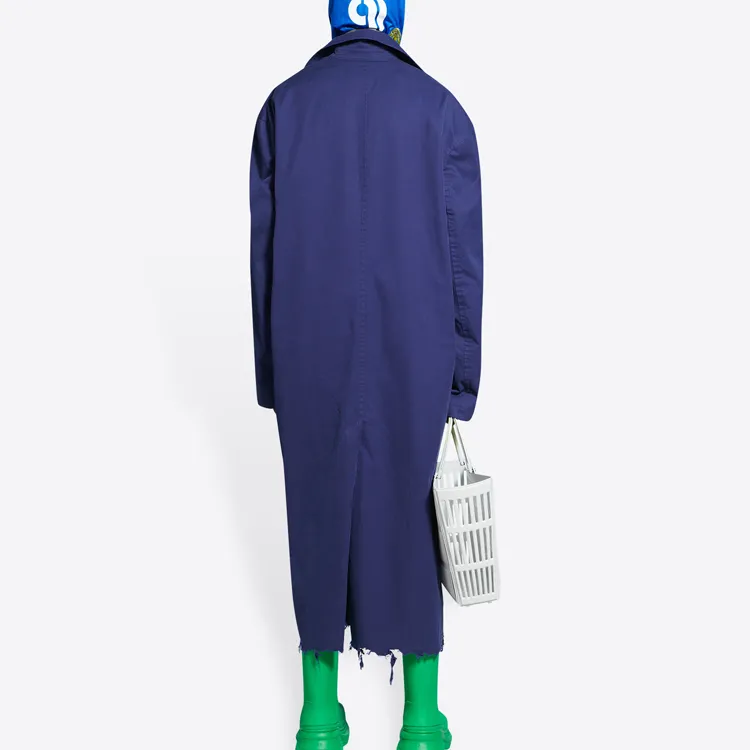 Balenciaga SS23 Trench Coat Men's Blue-3