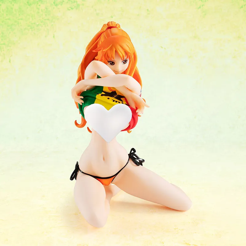 MegaHouse Nami Pop Limited Edition One Piece Ver.bb_rasta Color Scale Figures 13cm-3