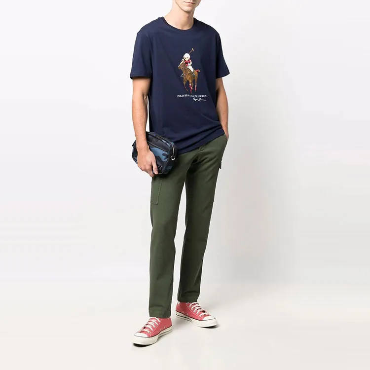 Polo Ralph Lauren T Shirts Unisex Blue-1
