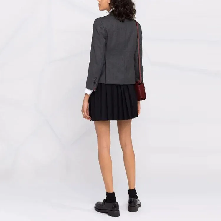 THOM BROWNE Cropped Single breasted Blazer-4