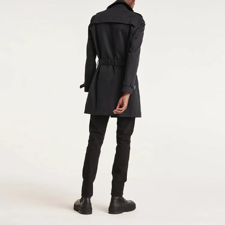 THE KOOPLES Trench Coats Men Black-3