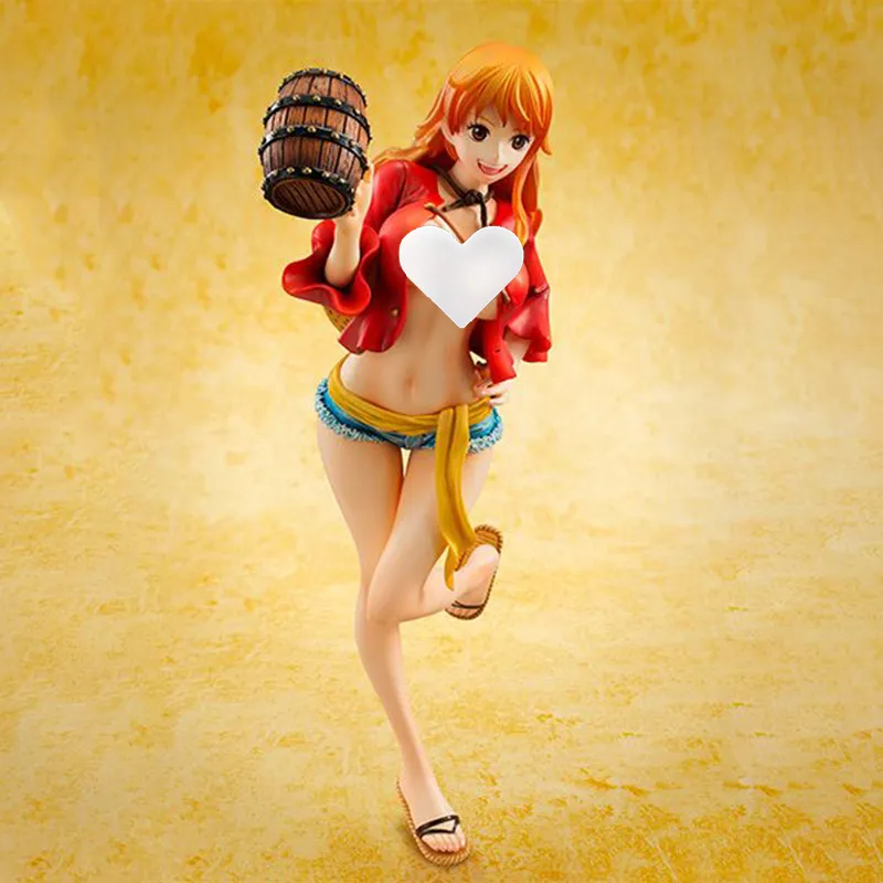 MegaHouse Nami Pop One Piece Limited Edition Mugiwara Ver. 2 Scale Figures 22cm-3