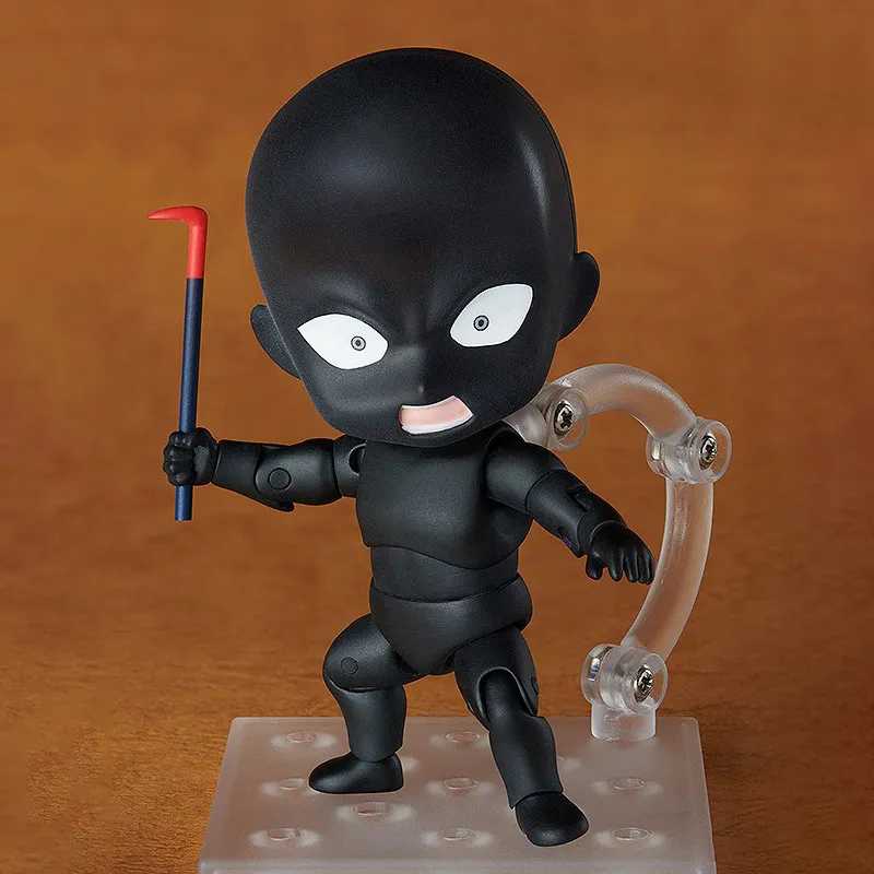 FREEing Men In Black Detective Conan Case Closed Suspect Chibi Figures 10cm-4