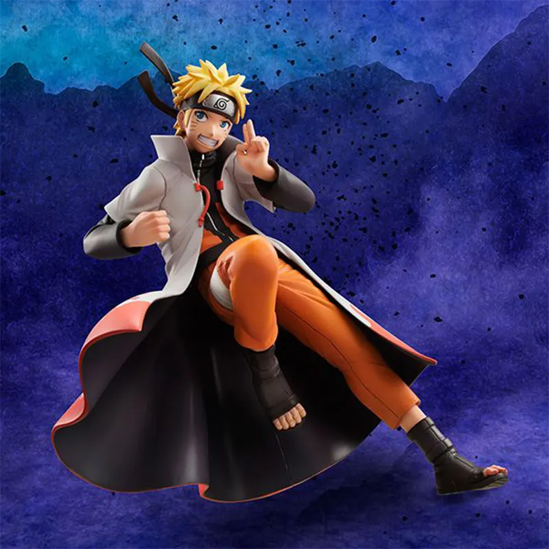 MegaHouse Naruto Uzumaki Gem Naruto Shippuden Fourth Generation Hokage Scale Figures 18cm-3
