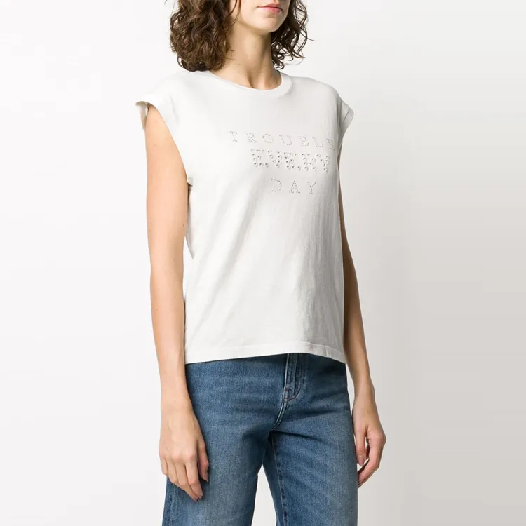SAINT LAURENT T-Shirt Women's White-4