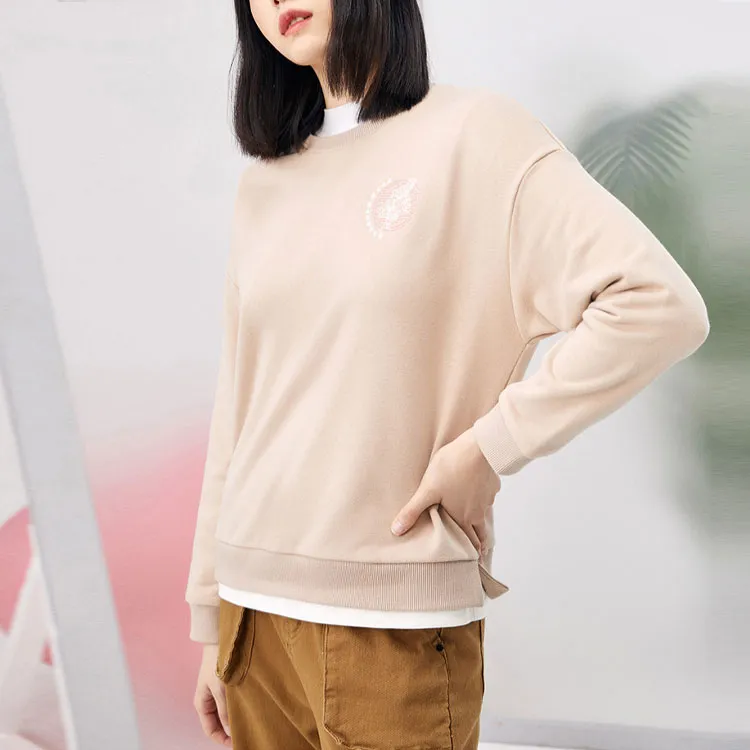 ANTA Life Collection Sweatshirts Women's Light Taupe Gray-3