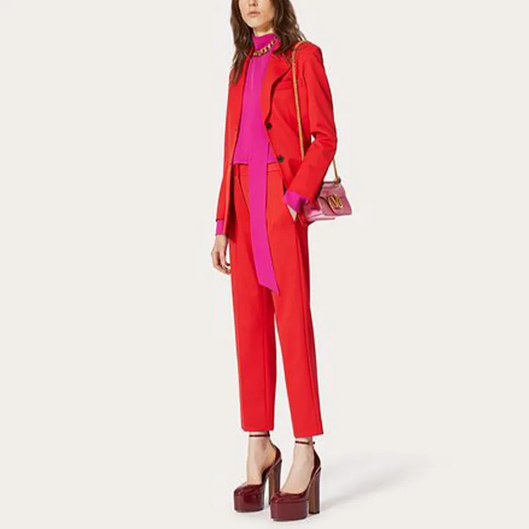 Valentino Tailored Straight Leg Pants-2