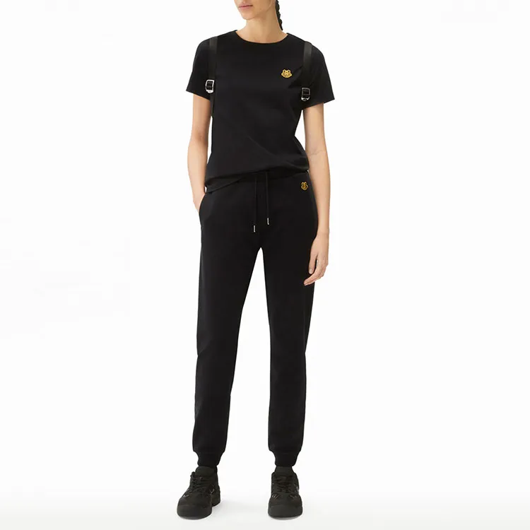 KENZO SS22 Knitted Sports Pants Women's Black-3